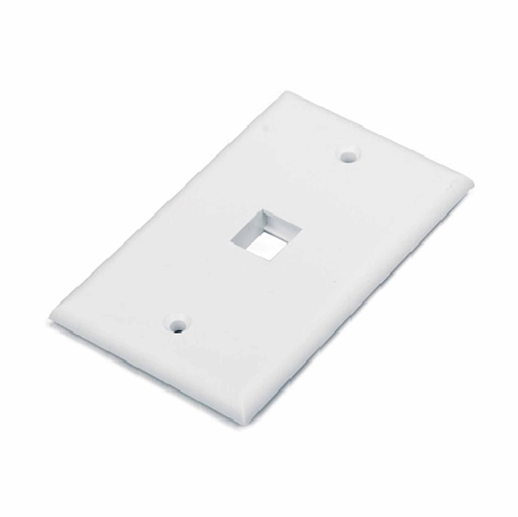 Infinique 1 Port Flat Unloaded Face Plate