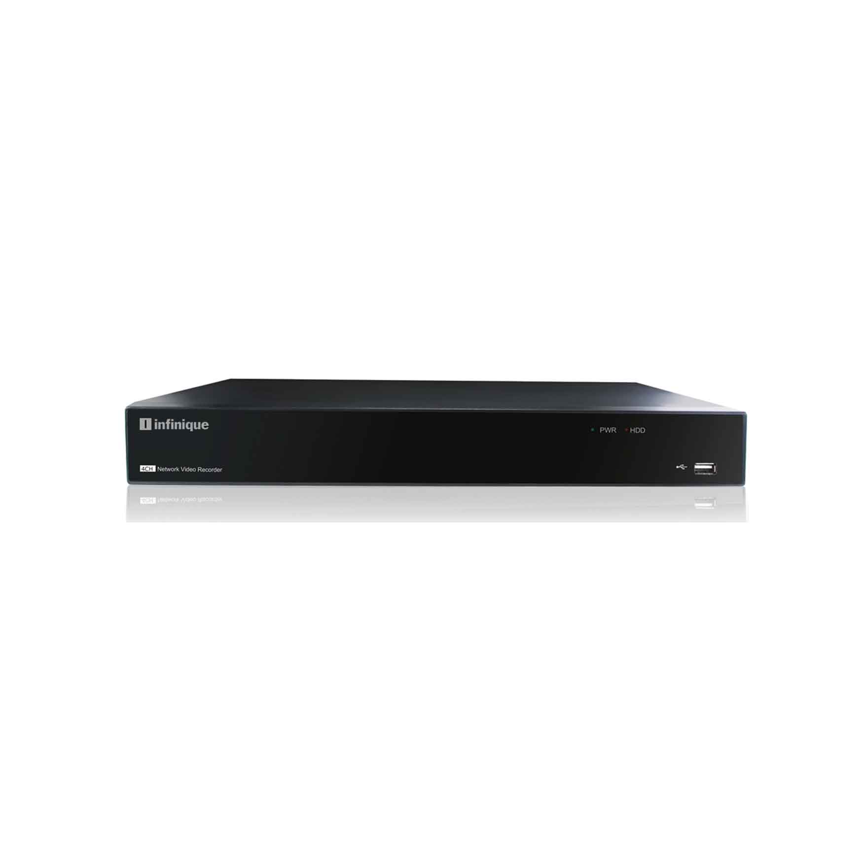 Infinique 8Ch Premium Series NVR 8 PoE Ports